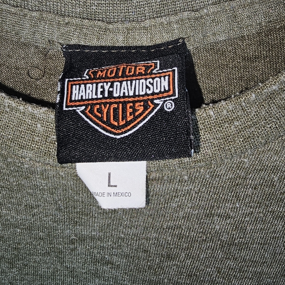 Harley-Davidson Olive Graphic Tee - Picture 2 of 4